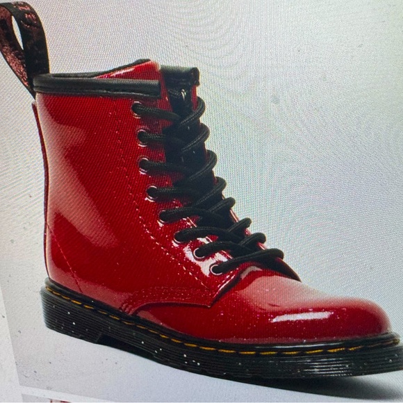 Dr Martens Glitter LaceUp Boots - Picture 2 of 12